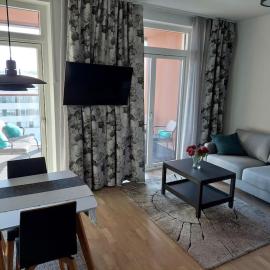 Top apartment with balcany in the best location in town Kotimaailma Apartments