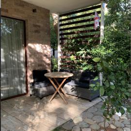 Lovely studio by the sea with a terrace