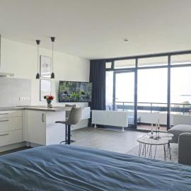 Traumhaftes Strand-Apartment mit Meerblick, Hotel in Staberdorf