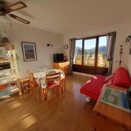 Studio cabine à Villard-de-Lans, balcon sud, parking, casier à skis - FR-1-515-177