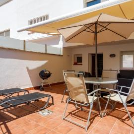 Lets Holidays Big terrace house with parking