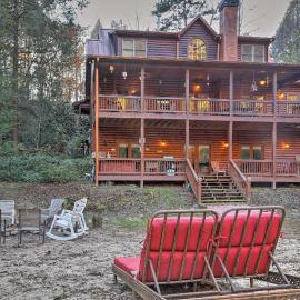 Private Cartecay River Home w/ Hot Tub & Game Room