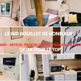 Le nid douillet d'Honfleur, hotel a Équemauville
