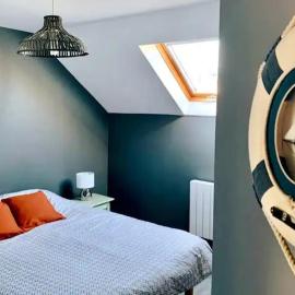 Gîte Escale Oceania en Baie de Somme à Ault, 50m de la mer, מלון באולט