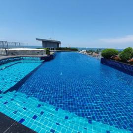 The patio condo คอนโดวิวทะเล Floor 6 R75, hotel in Ban Bang Saen (1)