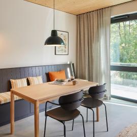 De ole School Ferienapartments Hohwacht Maisonette-Apartment 04 , Huus Stranden