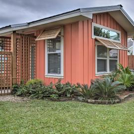 Walk to Beach from Chic Old Town Apartment w/ Yard
