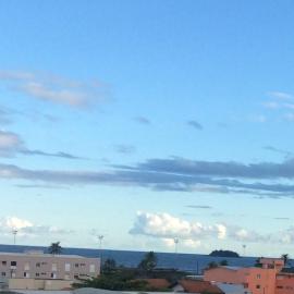 Apartamento Peruíbe com vista para o mar