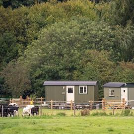 Shepherds Huts Tansy & Ethel in rural Sussex, hotel u gradu Arundel