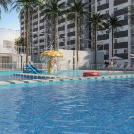 Apto NOVO Sensacional Acqua Park com Piscina e Garagem, hotel in Pelotas