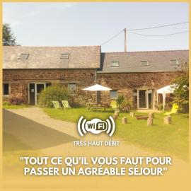 Le Jardin Enchanteur, chaleureuse maison d'hôtes éco-responsable, calme et accueillante, hotell sihtkohas Lopérec
