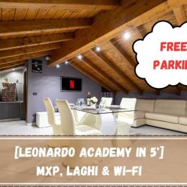 Leonardo Academy in 5' - Parcheggio Gratis - laghi & Wi-FI, Hotel in Sesto Calende
