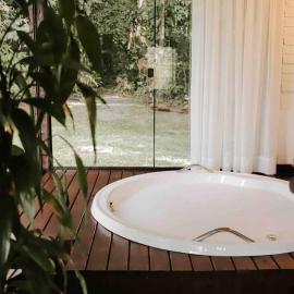 Casa de campo em Joinville com Hidro e lareira, Hotel in Joinville