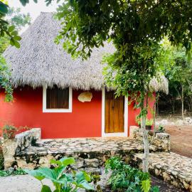 Cabañas HUNAB KU 21, hotell i Hocabá