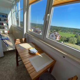 Apartment mit Loggia und Traumblick