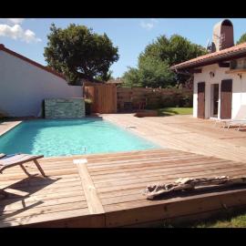 VILLA LA PAVOTTE 4* 11 PERSONNES.PISCINE CHAUFFEE.JACCUZY OPTION., Hotel in Mimizan