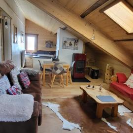 Appartement type chalet montagne avec SPA à 1750m, hotel a Égat