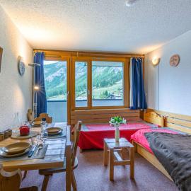 Studio sud au pied des pistes, balcon et animaux acceptés