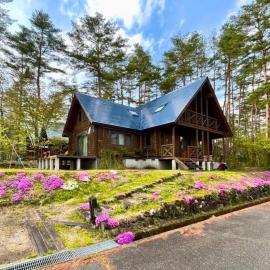 白馬のスキー場まで４分お洒落なログハウス『白馬 MAMMOTH HOUSE』, отель в городе Хакуба