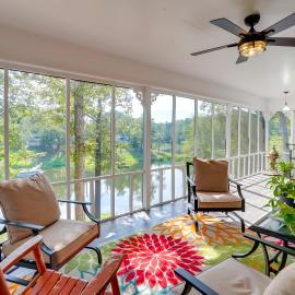 Lakefront Retreat in Jefferson w/ Screened Porch!