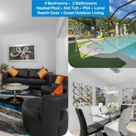 4BR Marco Hideaway Heated Pool, Hot Tub & Lanai, hotel in Marco Island