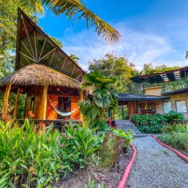 Tree House Beachfront Lodge, hotel di Puerto Viejo