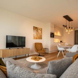 Modern en gezellig appartement vlak aan het strand