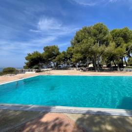 Luminous cocoon with Athena Port pool