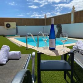 Beach Villa private heated pool