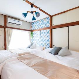 ジブリ美術館徒歩10分　三鷹駅近　最大５名　暮らすように泊まる【MITAKA WOOD ROOM】