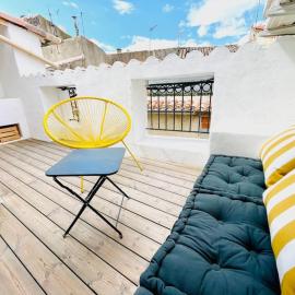 Maison charmante avec terrasse, 2 chambres