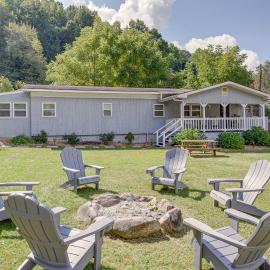 5 Mi to Cataloochee Ski Area! Family Home w/ Views