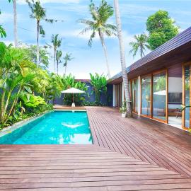 Peaceful 3BR-Villa, Seseh, 2min walk to beach, hotel a Seseh