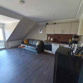 Neumühler Hof- Ferienwohnung "Benjamin" mit großer Privater Dachterasse und guter Anbindung in die City
