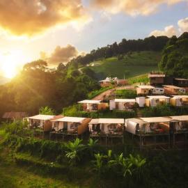 Phu Morinn Cafe &Camping Monjam, hotel i Mon Jam