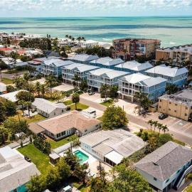Sunset Retreat -Walk to Beach w/ Private Pool + Grill
