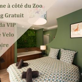 ECRIN romantique,7studios,3km du zoo!, hotel u gradu 'Seigy'