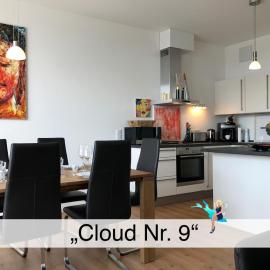 Ferienwohnung Cloud Nr 9 - 3 Zimmer Maisonette-Wohnung mit großem Balkon