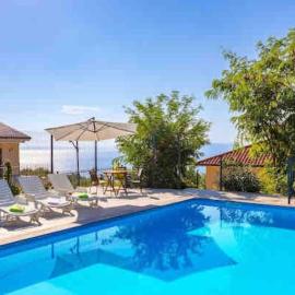 Ferienwohnung ,, Bella “in Poljane mit Pool, Hotel in Veprinac