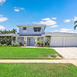 Sunny pet-friendly waterfront home with pool and spa