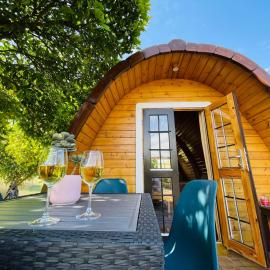 The Gold Pod, relax and enjoy on a Glamping house, hotel a Corredoura