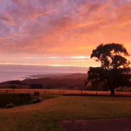 Ocean-view Hilltop Retreat, hotel a Wongarra