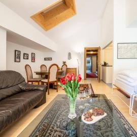 2403 Charmante Dachwohnung mit hohen Decken und Suedbalkon