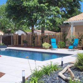 LesOyats33 - Maisonnette avec accès Piscine, hotel in Arès
