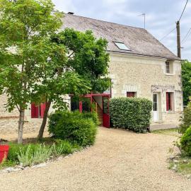 Luzillé에 위치한 호텔 Gîte à Luzillé avec jardin privé et climatisation - FR-1-381-532
