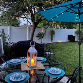 2 mins to Downtown Atlantic Ave-3 mins to Beach-600mbps-BBQ-Fenced Yard