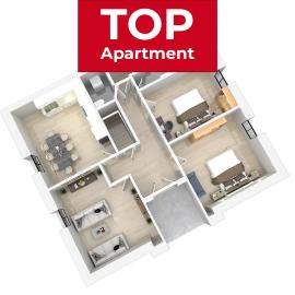 100 qm Apartment 1 - near highway