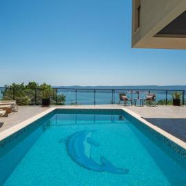 Seaview Villa Matea with 4 en-suite Bedrooms, Whirlpool, Sauna, Private pool