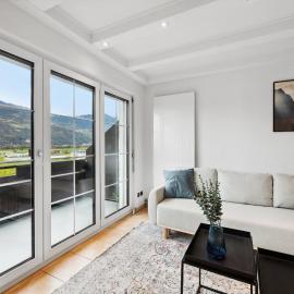 Sonniges Apartment mit traumhaftem Bergblick – hotel w mieście Buchs