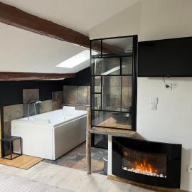 Duplex lumineux sur gde TERRASSE, BALNEO double, parking privé, CLIM, local vélos